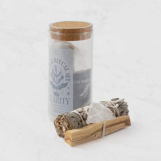 Sage Gift Set - Clear Quartz