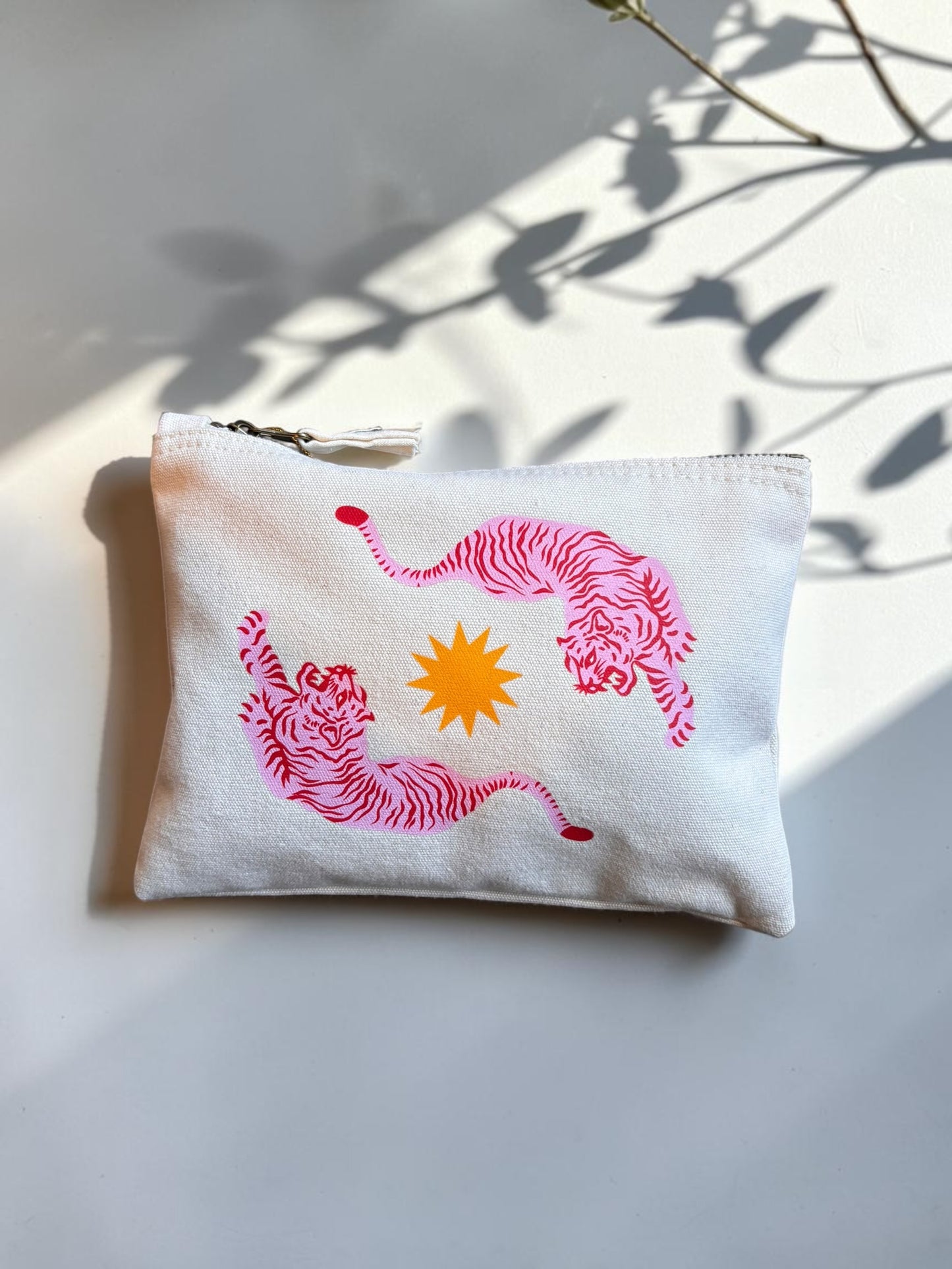 Tigers Canvas Pouch