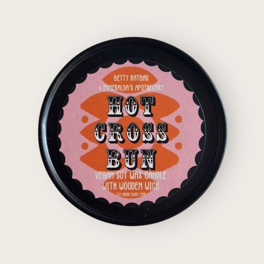 Hot Cross Bun Candle