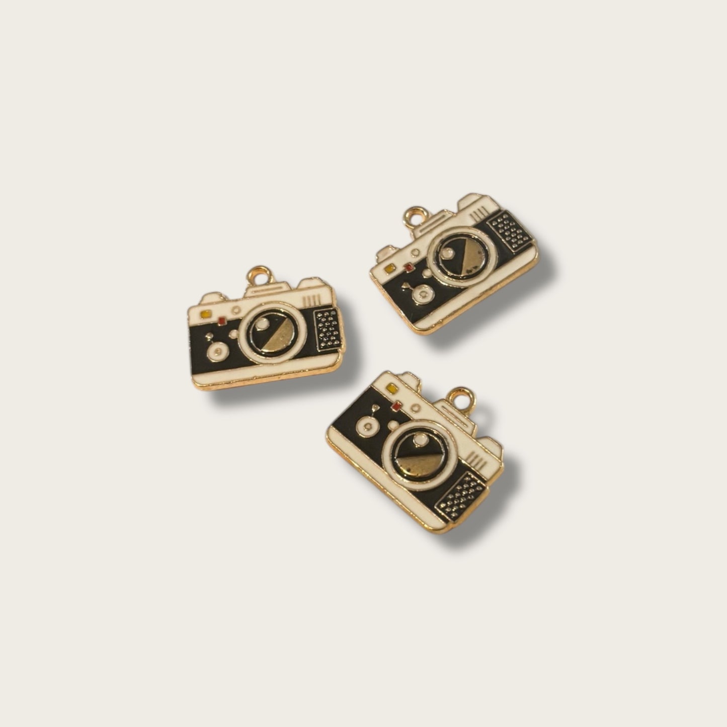 Camera Charm 1pc - Gold Tone