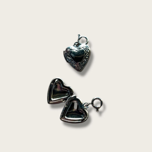 Locket Charm 1pc - Stainless Steel