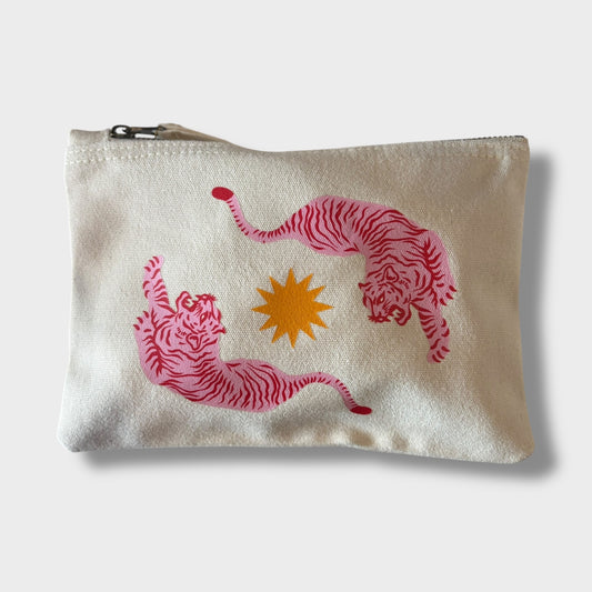 Tigers Canvas Pouch