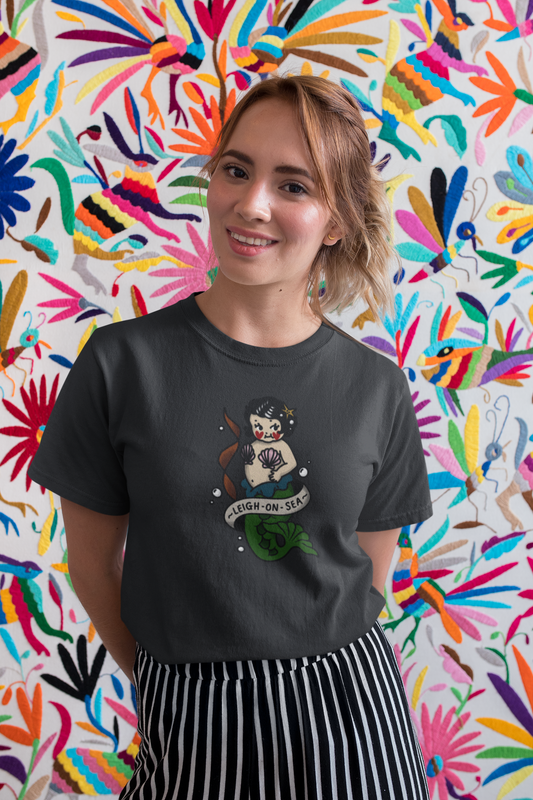 Mermaid Kewpie - Leigh-On-Sea T-Shirt