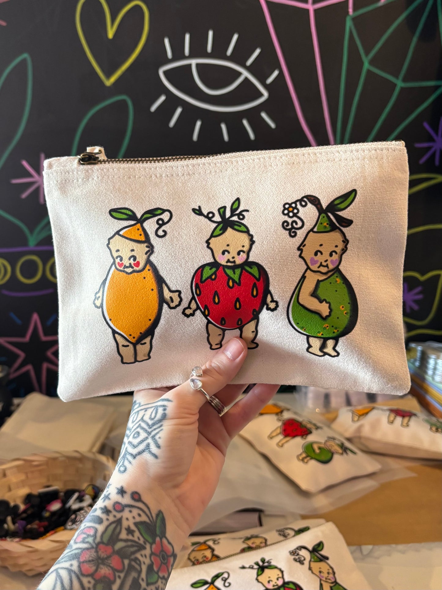 Fruity Kewpies Canvas Pouch