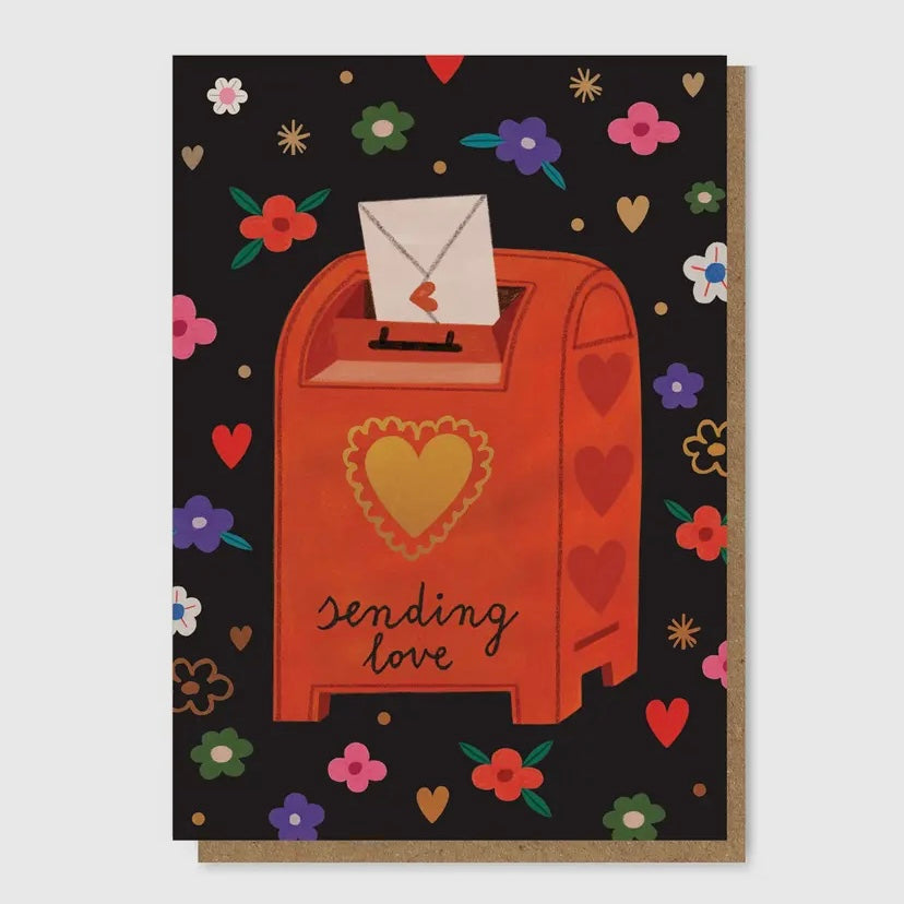 Sending Love Greeting Card