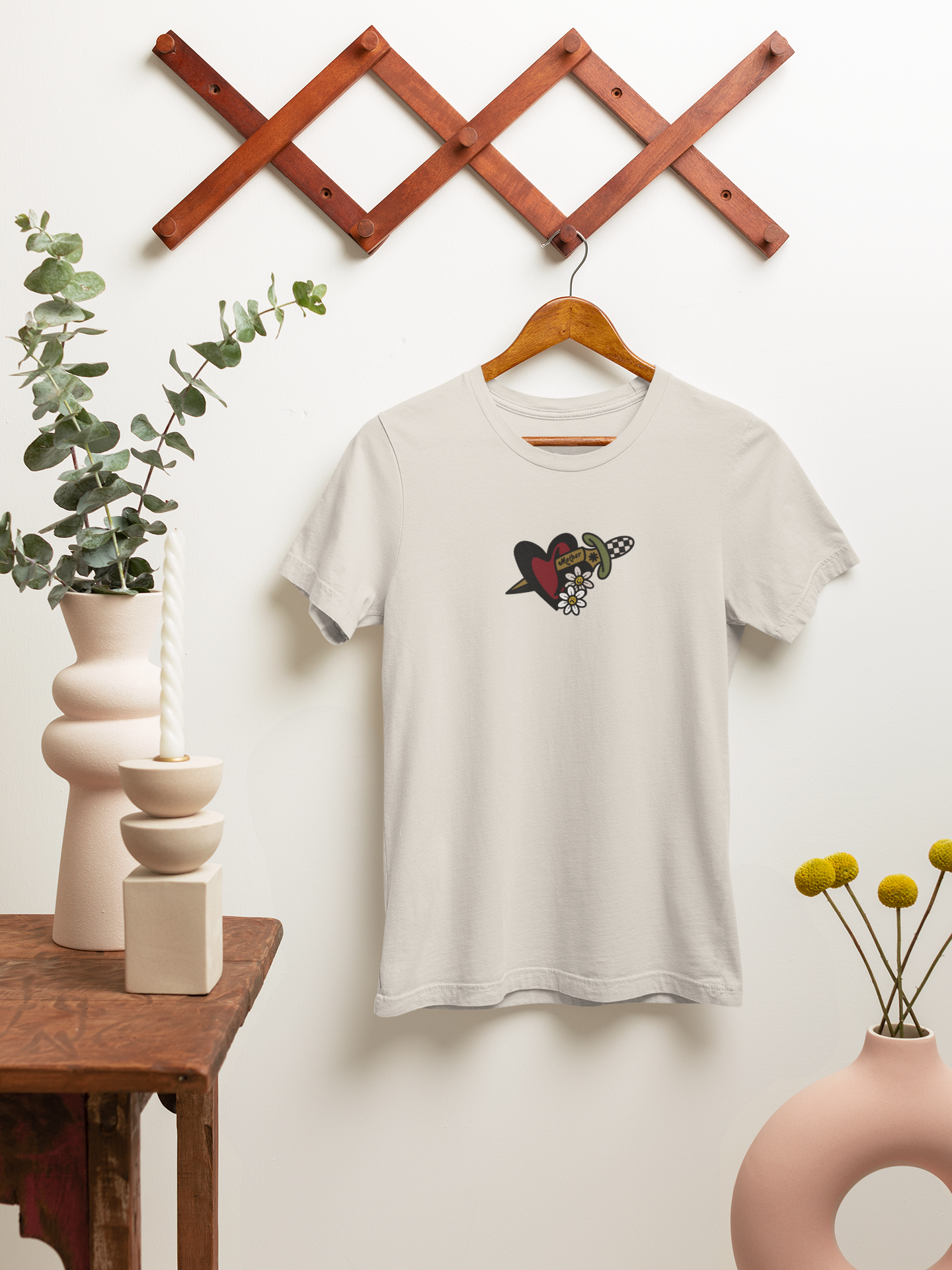 Dagger Mother Embroidered T-Shirt