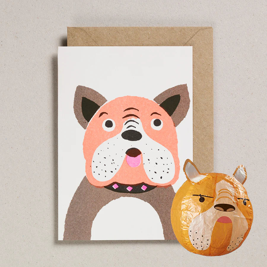 Dog (Paper Ballon) Greeting Card