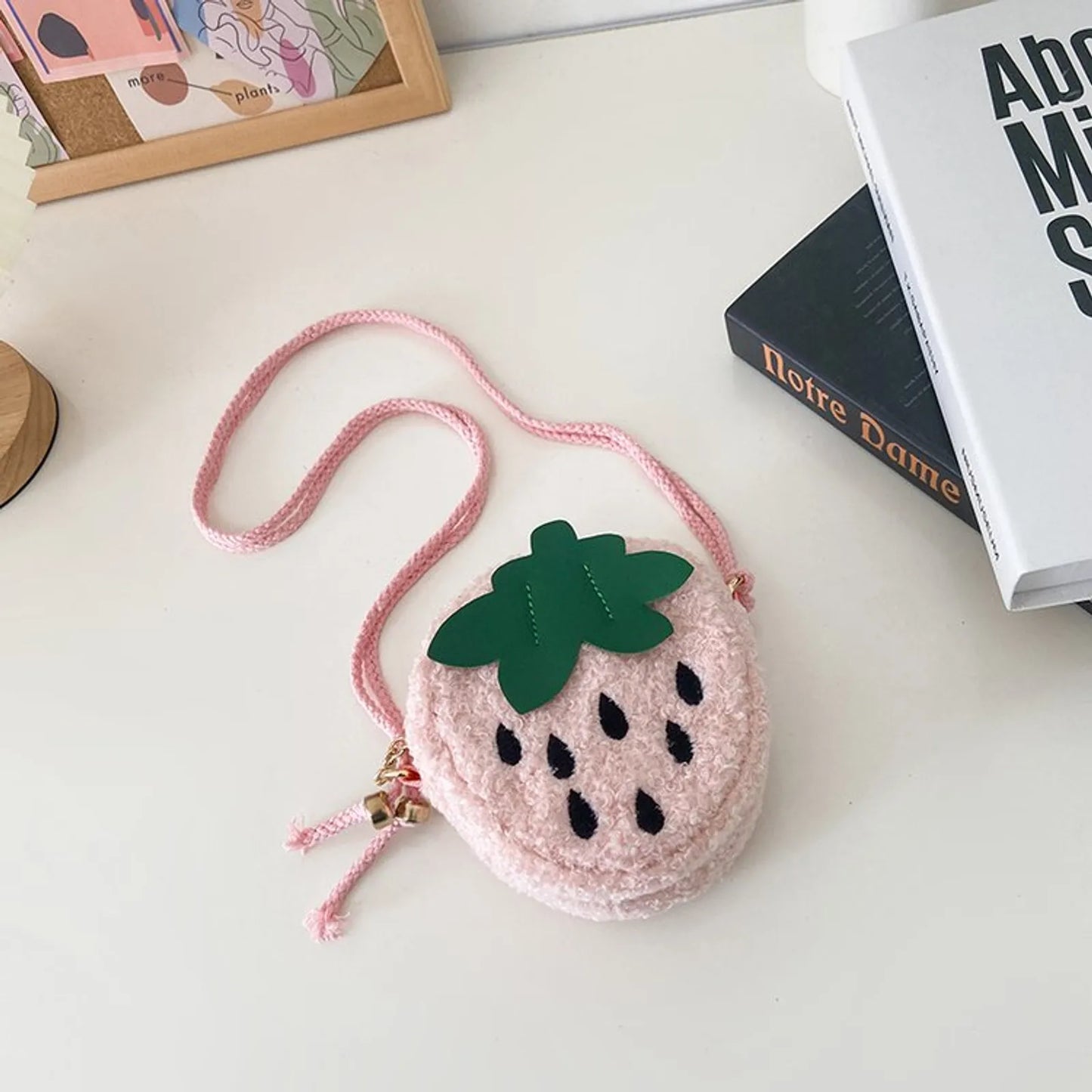 Strawberry Plush Bag