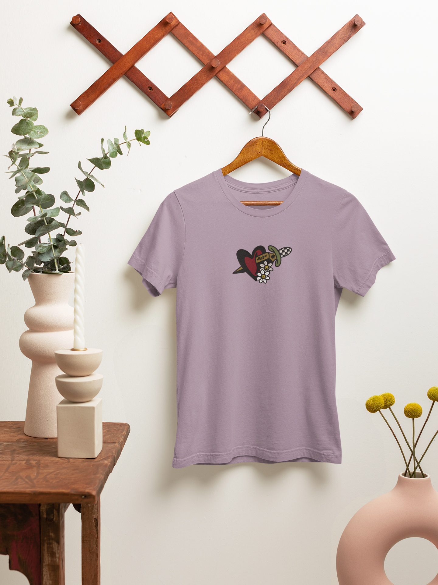 Dagger Mother Embroidered T-Shirt