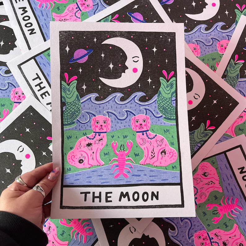 The Moon Tarot Print