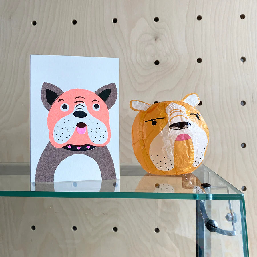 Dog (Paper Ballon) Greeting Card