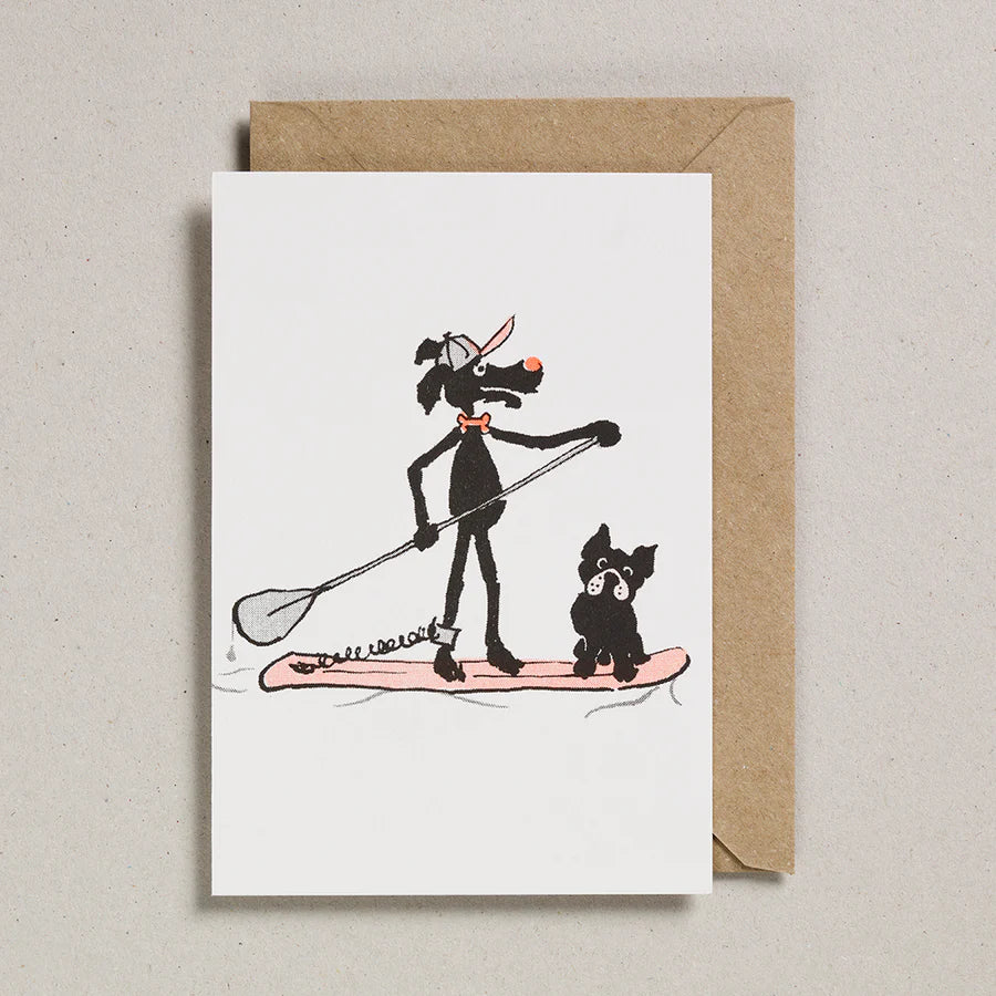 Paddle Board Greeting Card