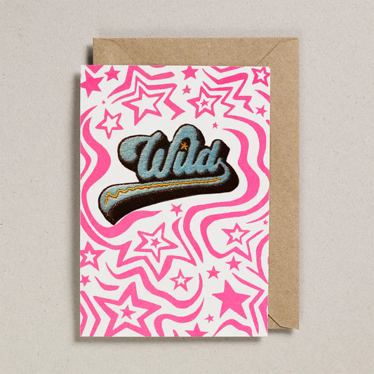 Wild (Iron On Patch) Greeting Card