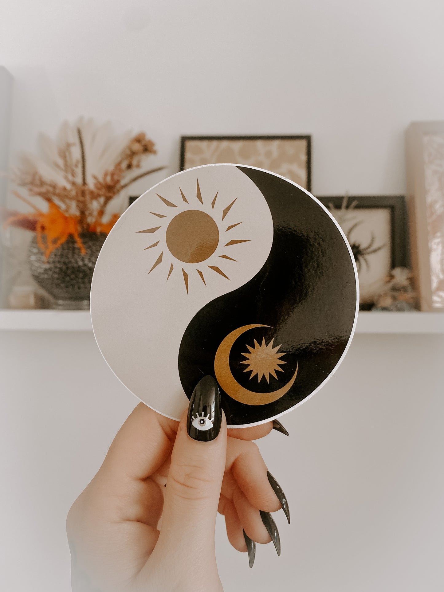 Sun & Moon Yin Yang Sticker