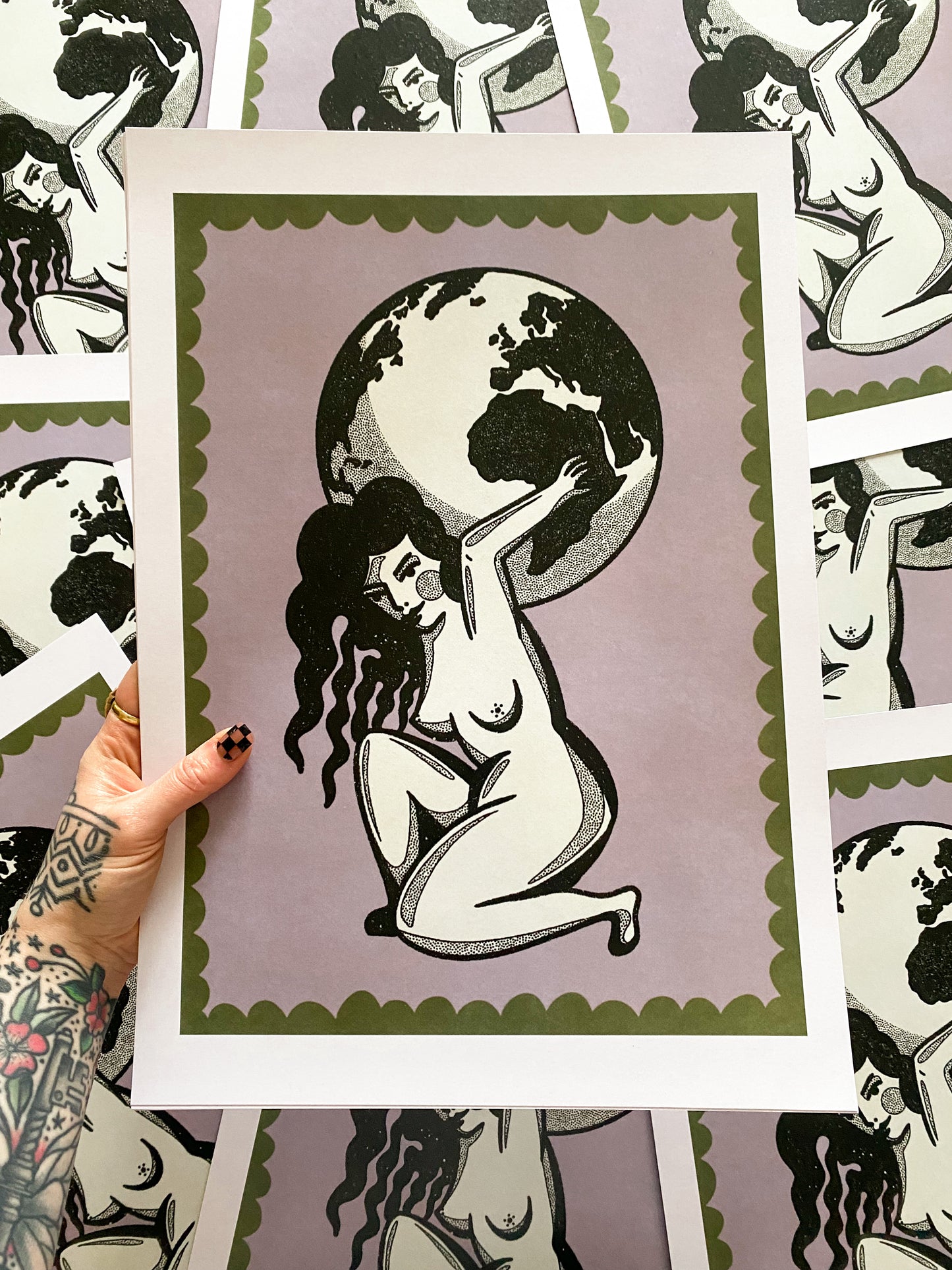 Weight Of The World Print A3