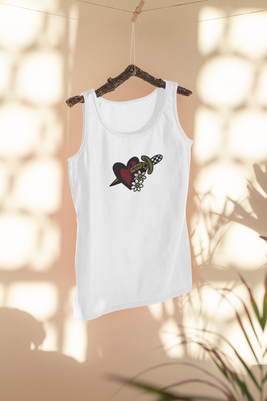 Dagger Embroidered Tank